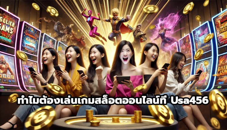 ทำไมต้องเล่นเกมสล็อตออนไลน์ที่ usa456-4